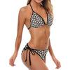 Hibiscus Pink Flower Hawaiian Print Custom Bikini Swimsuit (Model S01)-JTAMIGO.COM