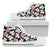 Hibiscus Pink Flower Hawaiian Print Women High Top Shoes