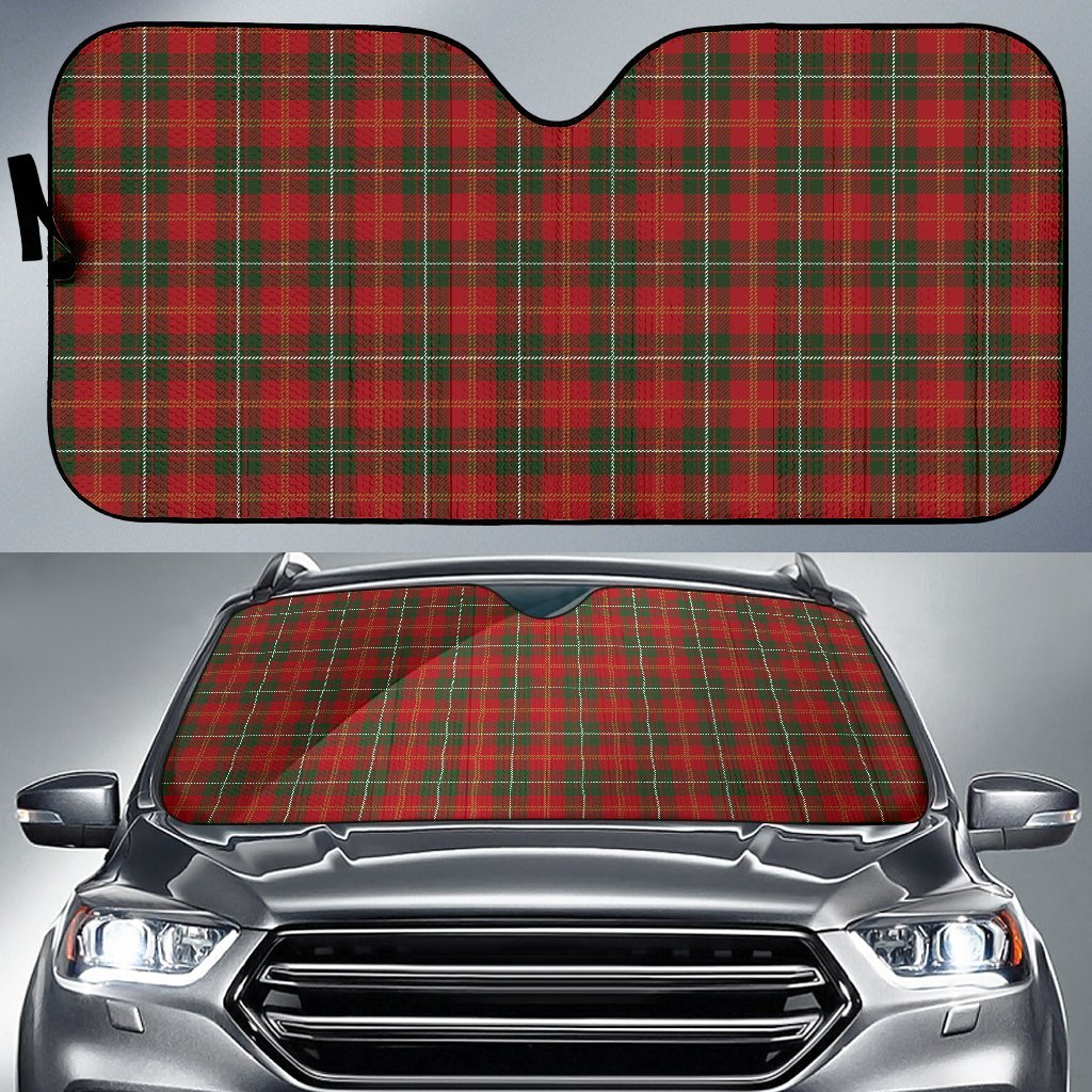 Holiday Tartan Plaid Pattern Car Sun Shade For Windshield