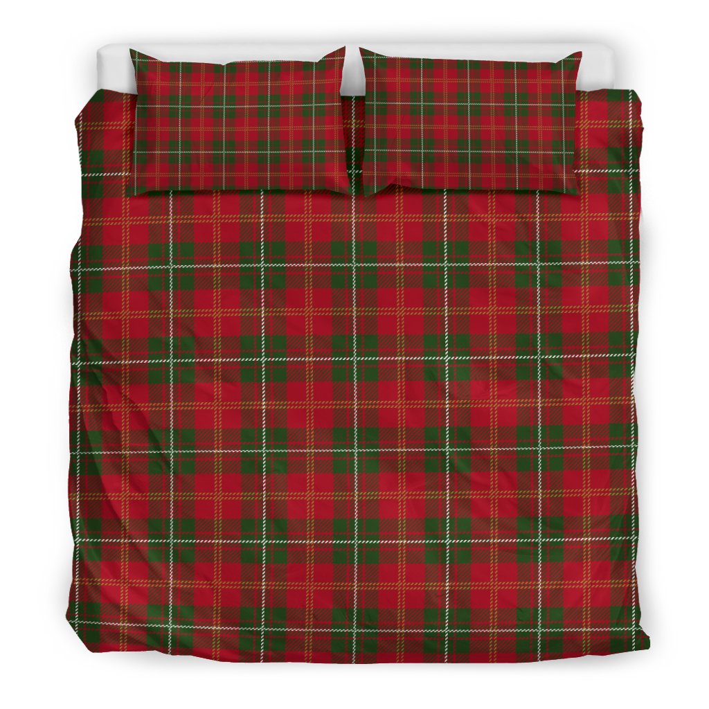 Holiday Tartan Plaid Pattern Duvet Cover Bedding Set