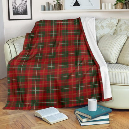 Holiday Tartan Plaid Pattern Fleece Blanket