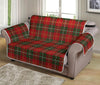 Holiday Tartan Plaid Pattern Loveseat Sofa Protector-JTAMIGO.COM