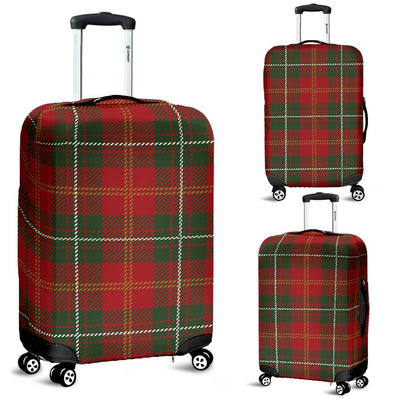 Holiday Tartan Plaid Pattern Luggage Cover Protector