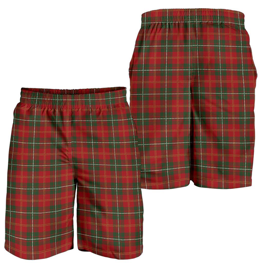 Holiday Tartan Plaid Pattern Mens Shorts-JTAMIGO.COM