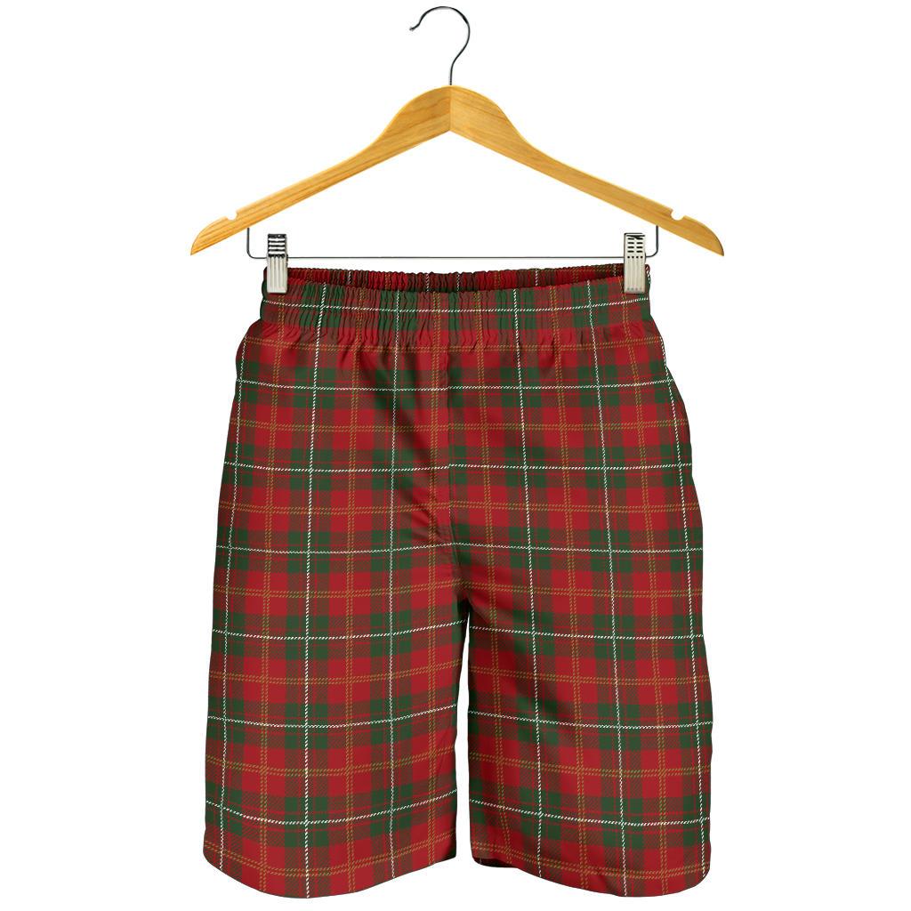 Holiday Tartan Plaid Pattern Mens Shorts-JTAMIGO.COM