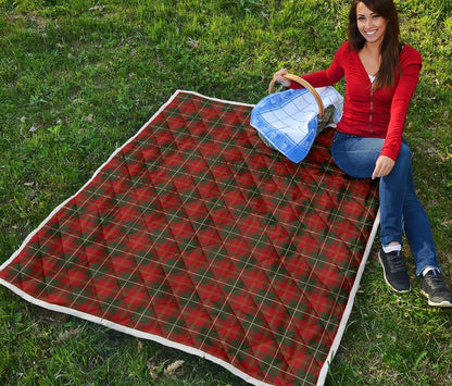 Holiday Tartan Plaid Pattern Premium Quilt-JTAMIGO.COM