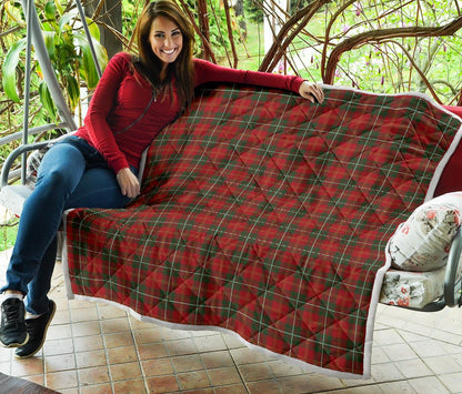 Holiday Tartan Plaid Pattern Premium Quilt-JTAMIGO.COM