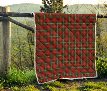 Holiday Tartan Plaid Pattern Premium Quilt-JTAMIGO.COM