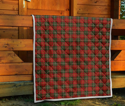 Holiday Tartan Plaid Pattern Premium Quilt-JTAMIGO.COM