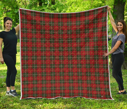 Holiday Tartan Plaid Pattern Premium Quilt-JTAMIGO.COM