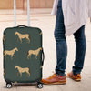 Horse Classic Themed Pattern Print Luggage Cover Protector