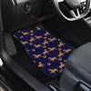 Horse Luxury Themed Pattern Print Car Floor Mats
