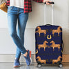 Horse Luxury Themed Pattern Print Luggage Cover Protector
