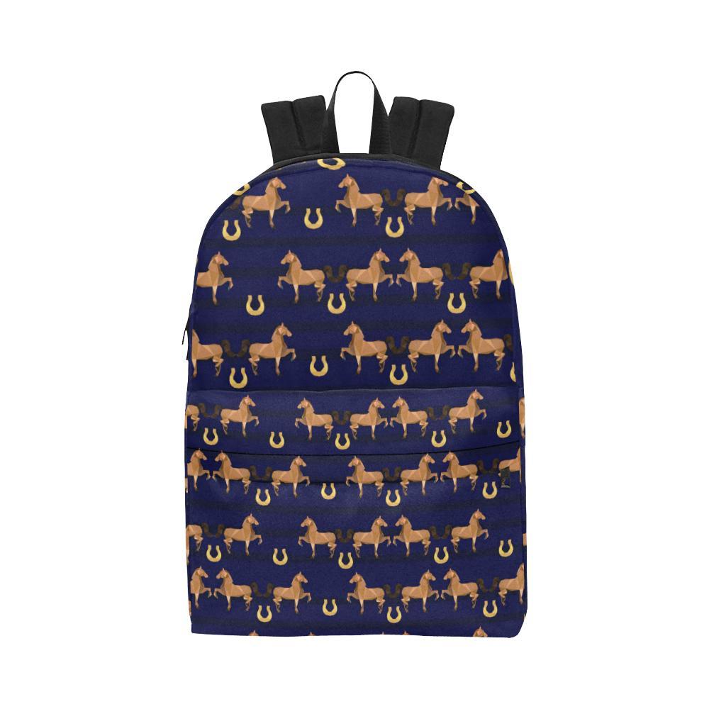 Horse Luxury Themed Pattern Print Waterproof Backpack-JTAMIGO.COM