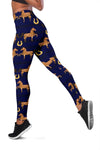 Horse Luxury Themed Pattern Print Women Leggings