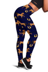 Horse Luxury Themed Pattern Print Women Leggings