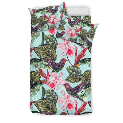 Hummingbird Cute Themed Print Duvet Cover Bedding Set
