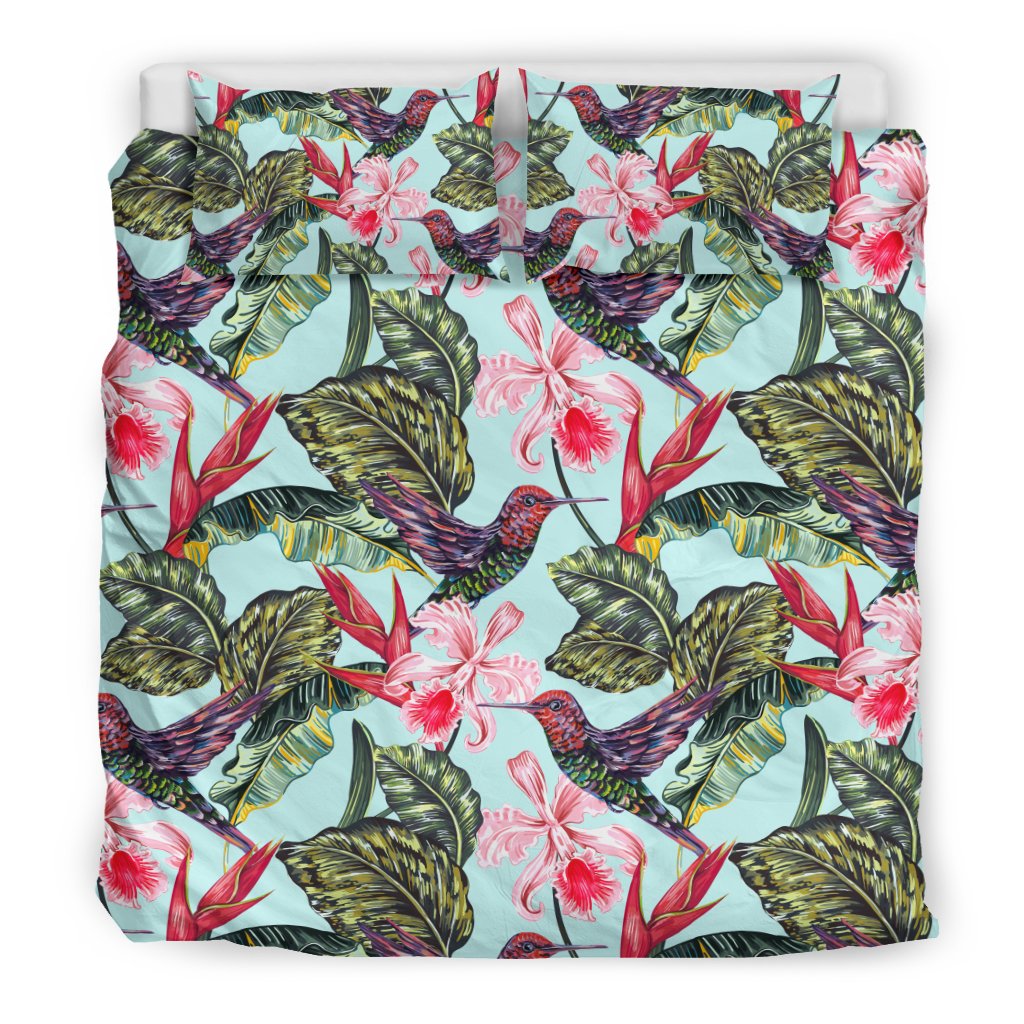 Hummingbird Cute Themed Print Duvet Cover Bedding Set