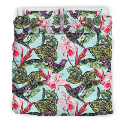Hummingbird Cute Themed Print Duvet Cover Bedding Set