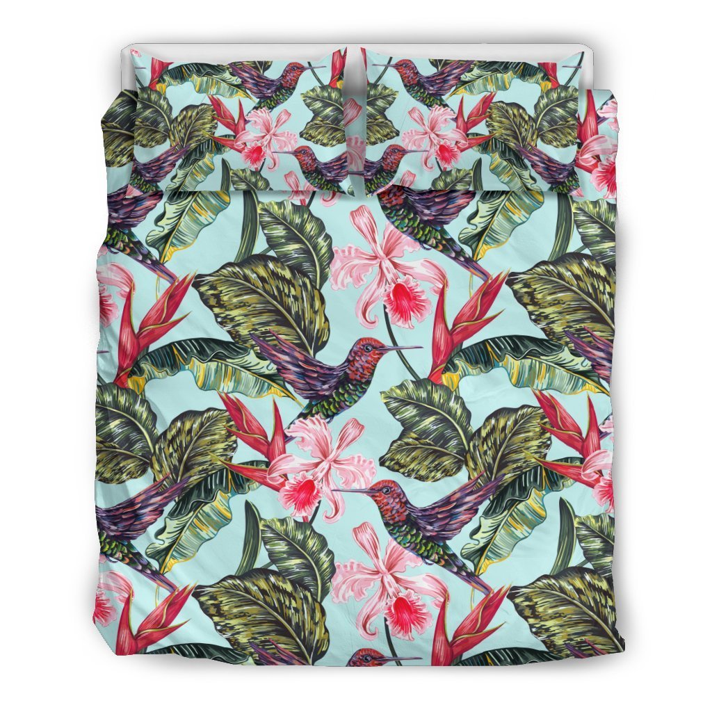 Hummingbird Cute Themed Print Duvet Cover Bedding Set