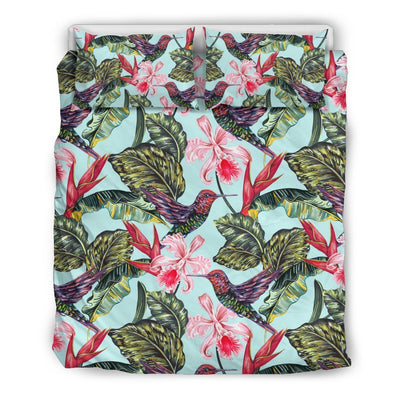 Hummingbird Cute Themed Print Duvet Cover Bedding Set