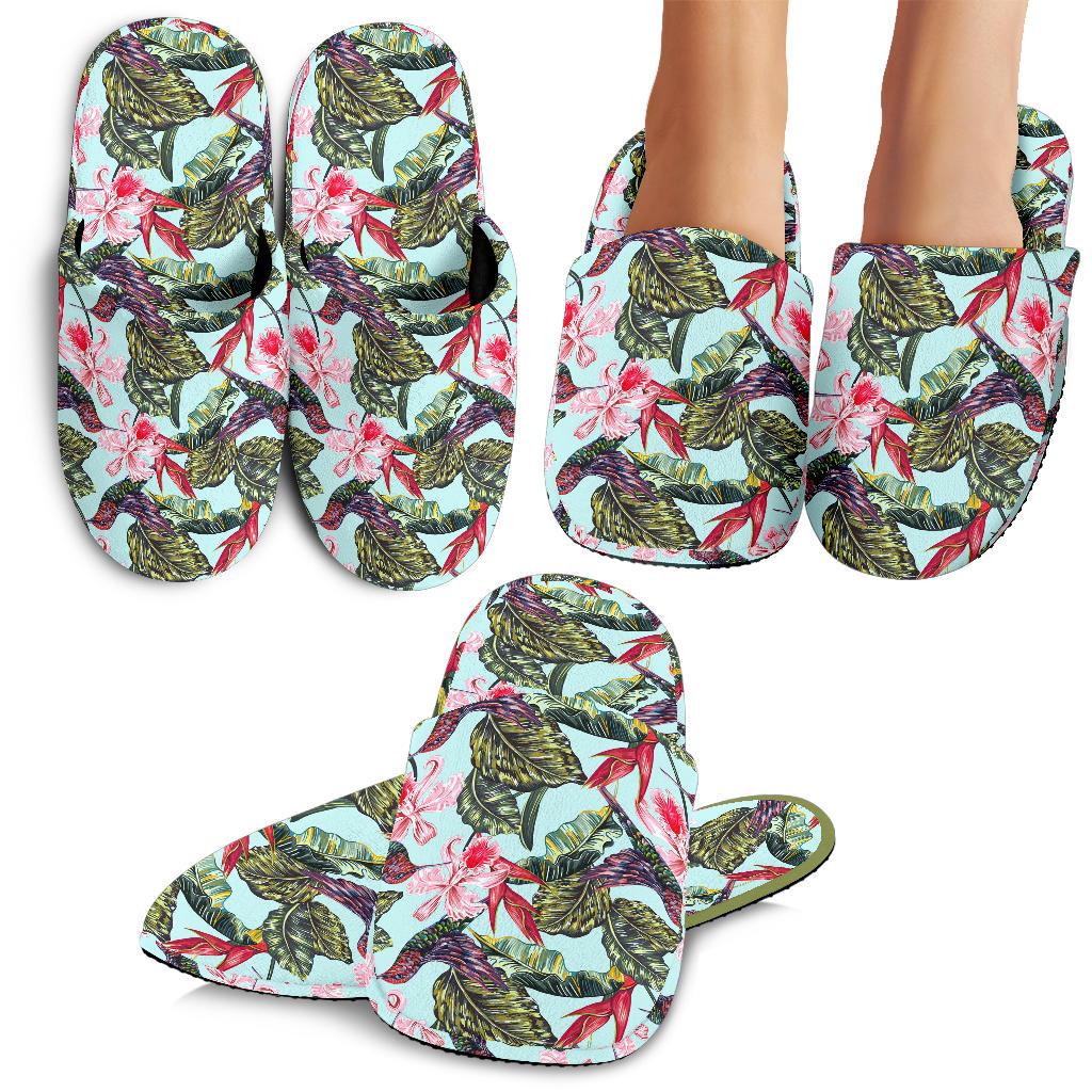 Hummingbird Cute Themed Print House Slippers