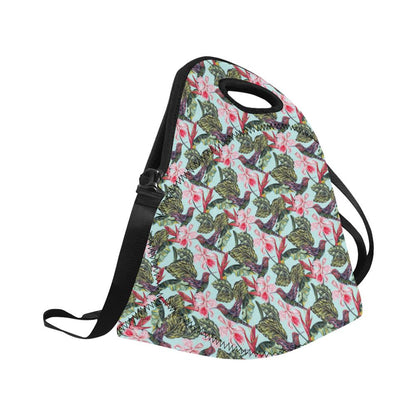 Hummingbird Cute Themed Print Neoprene Lunch Bag (Model 1669)(Large)-JTAMIGO.COM