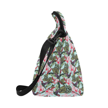 Hummingbird Cute Themed Print Neoprene Lunch Bag (Model 1669)(Large)-JTAMIGO.COM