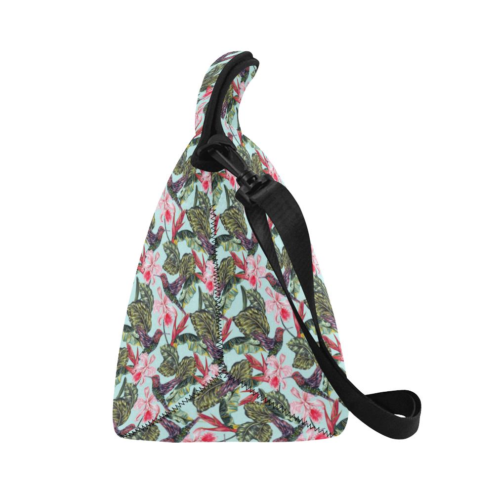 Hummingbird Cute Themed Print Neoprene Lunch Bag (Model 1669)(Large)-JTAMIGO.COM
