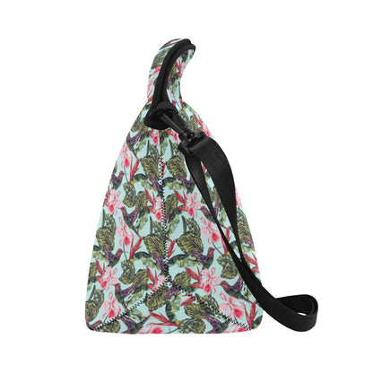 Hummingbird Cute Themed Print Neoprene Lunch Bag (Model 1669)(Large)-JTAMIGO.COM