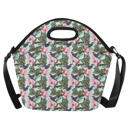 Hummingbird Cute Themed Print Neoprene Lunch Bag (Model 1669)(Large)-JTAMIGO.COM