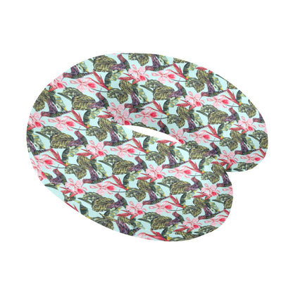 Hummingbird Cute Themed Print U-Shaped Travel Neck Pillow-JTAMIGO.COM