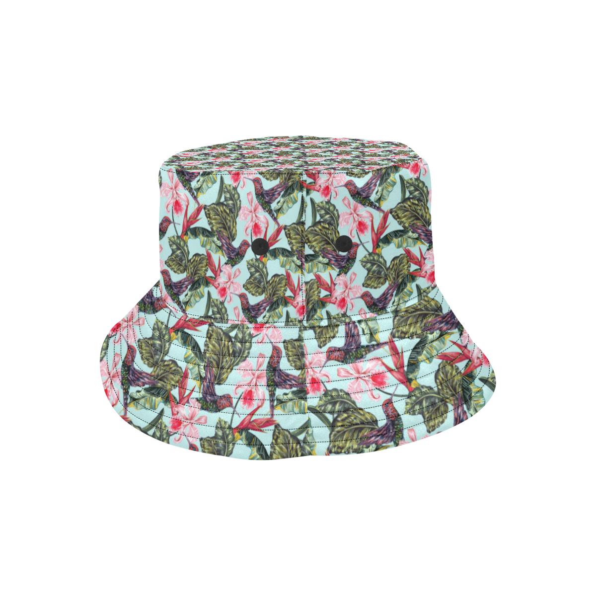 Hummingbird Cute Themed Print Unisex Bucket Hat