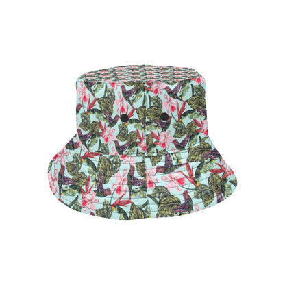 Hummingbird Cute Themed Print Unisex Bucket Hat