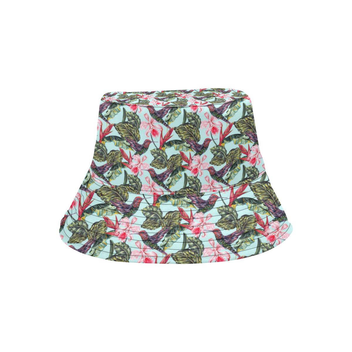 Hummingbird Cute Themed Print Unisex Bucket Hat