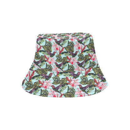 Hummingbird Cute Themed Print Unisex Bucket Hat