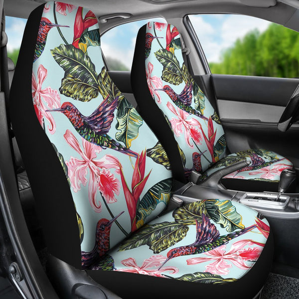 Hummingbird Cute Themed Print Car Seat Covers - JTAMIGO