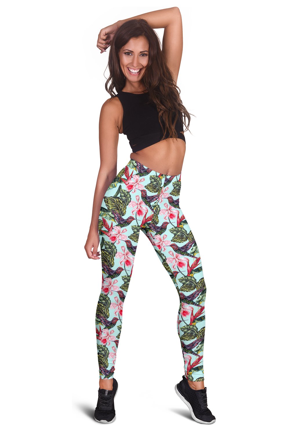 Hummingbird Cute Themed Print Women Leggings