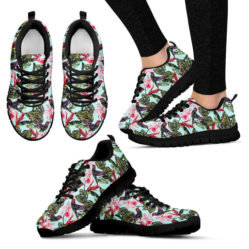 Hummingbird Cute Themed Print Women Sneakers Shoes