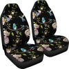 Hummingbird Flower Themed Print Universal Fit Car Seat Covers