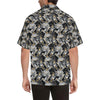Hummingbird Gold Design Themed Print Men Aloha Hawaiian Shirt