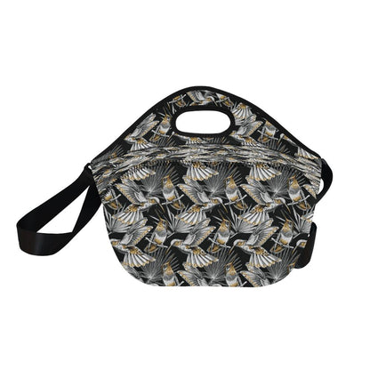 Hummingbird Gold Design Themed Print Neoprene Lunch Bag (Model 1669)(Large)-JTAMIGO.COM