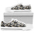 Hummingbird Gold Design Themed Print Women Low Top Shoes