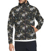 Hummingbird with Embroidery Themed Print Men Windbreaker Jacket-JTAMIGO.COM