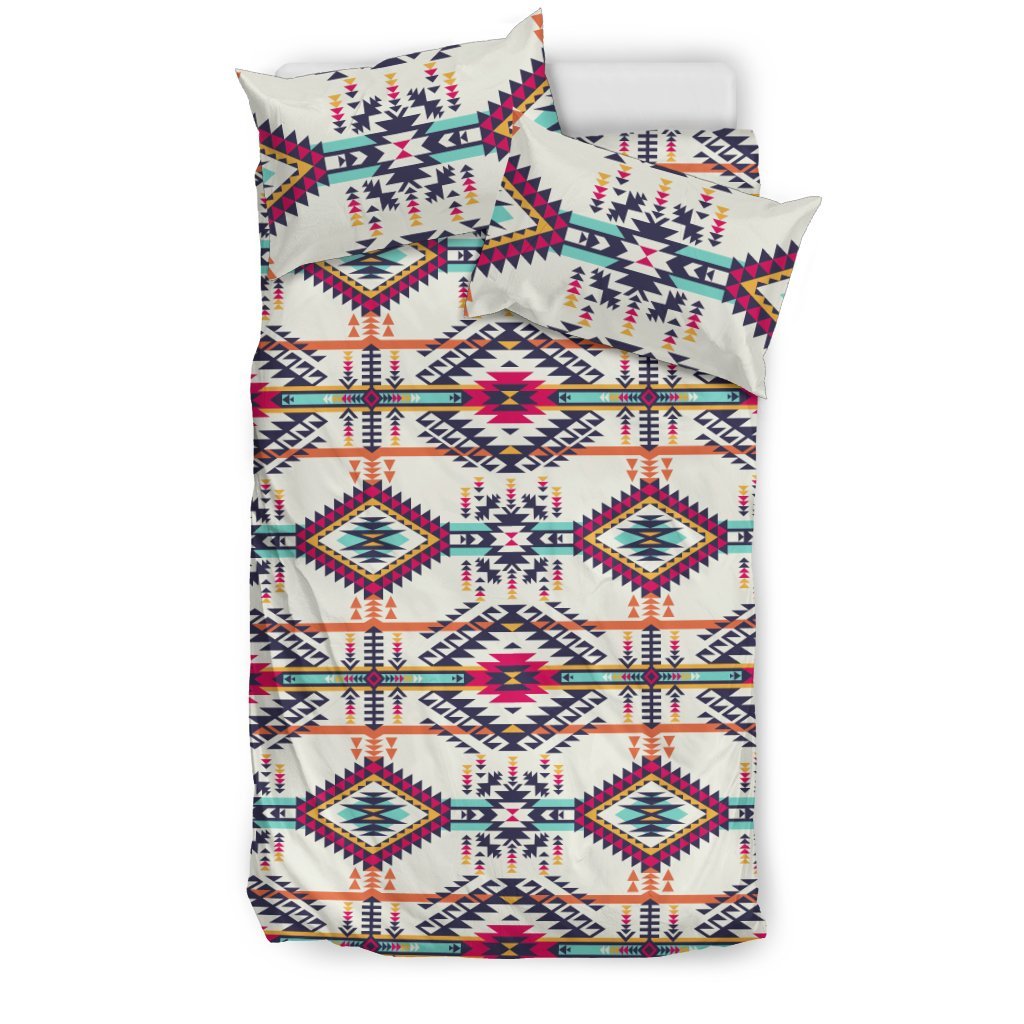 Indian Navajo Art Themed Design Print Duvet Cover Bedding Set