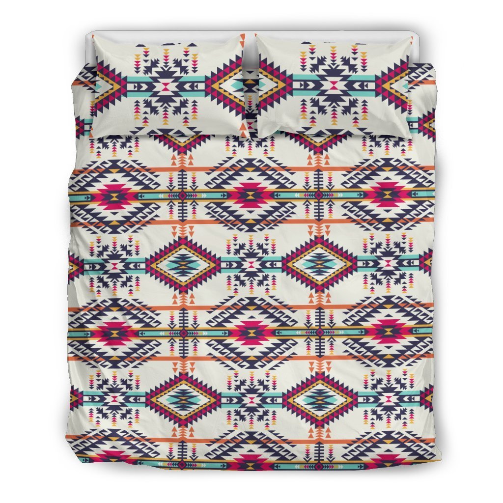 Indian Navajo Art Themed Design Print Duvet Cover Bedding Set