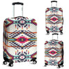 Indian Navajo Art Themed Design Print Luggage Cover Protector