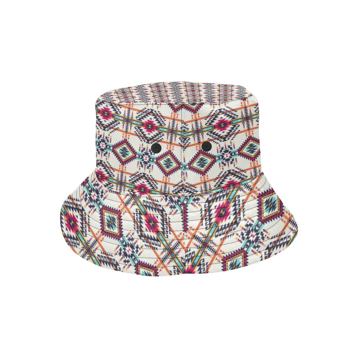 Indian Navajo Art Themed Design Print Unisex Bucket Hat