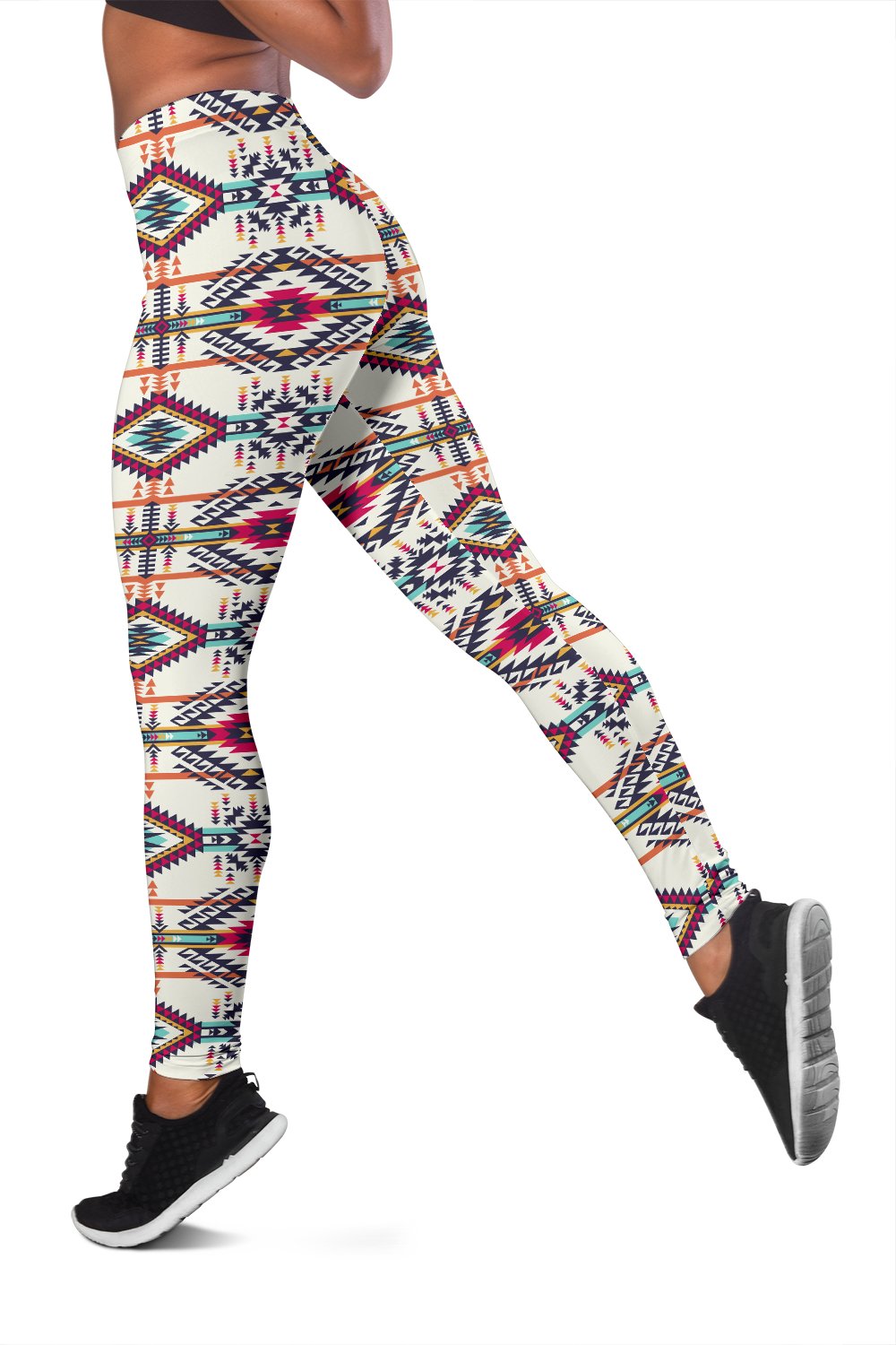 Indian Navajo Art Themed Design Print Women Leggings
