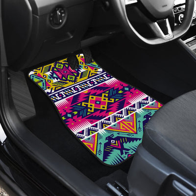 Indian Navajo Color Themed Design Print Car Floor Mats